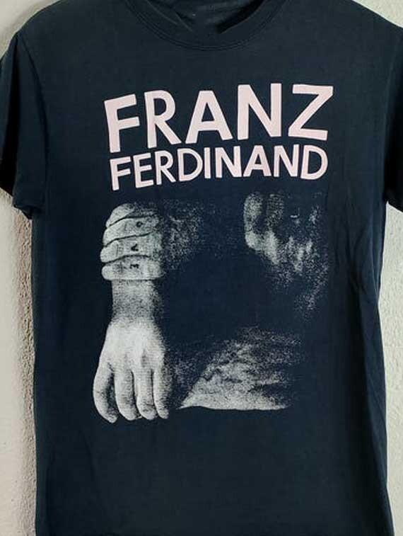 Rare FRANZ FERDINAND Band Unisex Men All Size T-Shirt 9D339 Unisex T-Shirt XXXXL