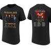 Westlife 25 Anni di Successi The Anniversary World Tour 2026 Maglietta a due lati