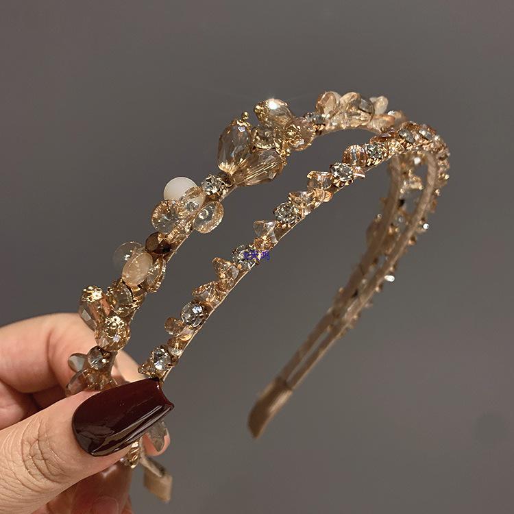 Super Sparkly Zircon Crystal Headband - Korean Fashion Luxury Hair Accessory