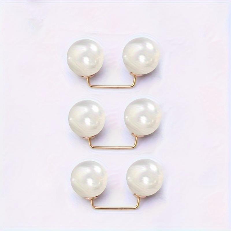 3-1pc, Anti Glare Buckle, High Gloss Pearl Brooch, Collar Changed To Small Shoulder Strap, Fixed Clothes, Skirts, Waist Changed To Large or Small