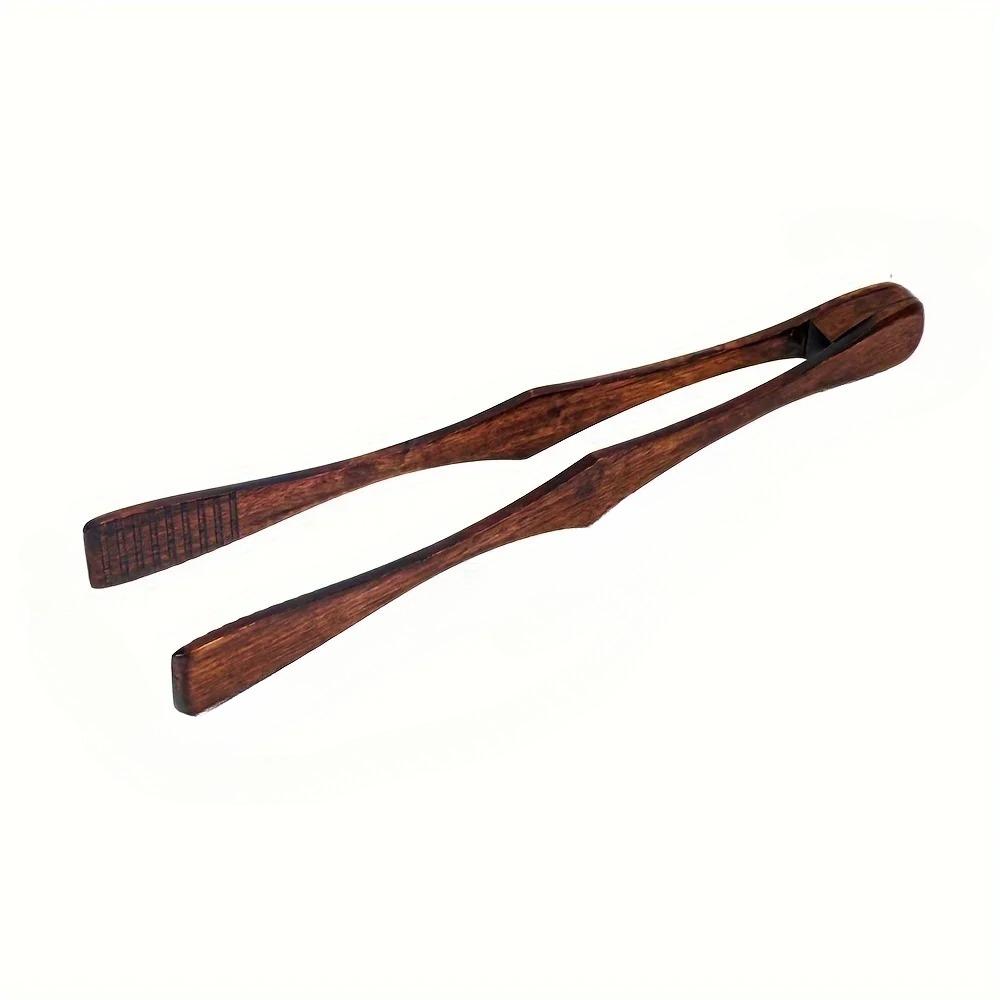 [High Temperature Resistant] Food Clip | 1Pc | Solid Wood | High Temperature Resistant | Kitchen, Barbecue, Fried