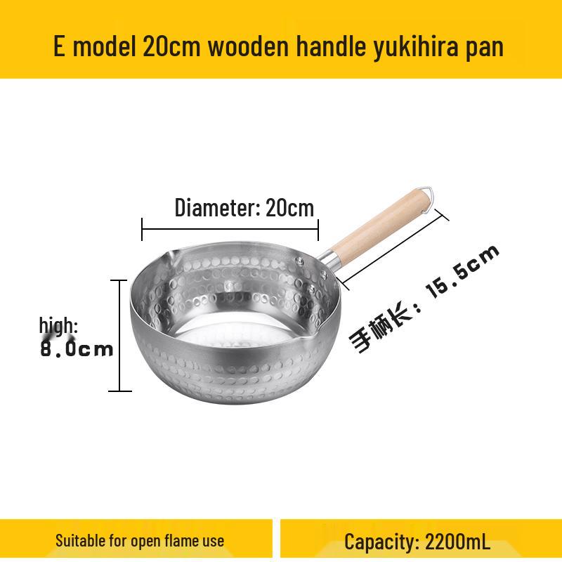 Japanese Style Aluminum Yukihira Pot