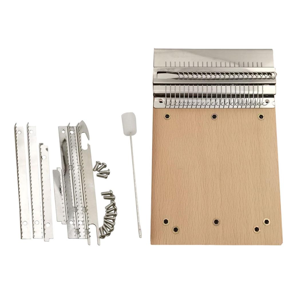 Drewniany Regulowany Mały Krosno Rękodzieło Zestaw Narzędzi do Naprawy Włóczki Dzianiny Akcesoria do Maszyn Szyjących