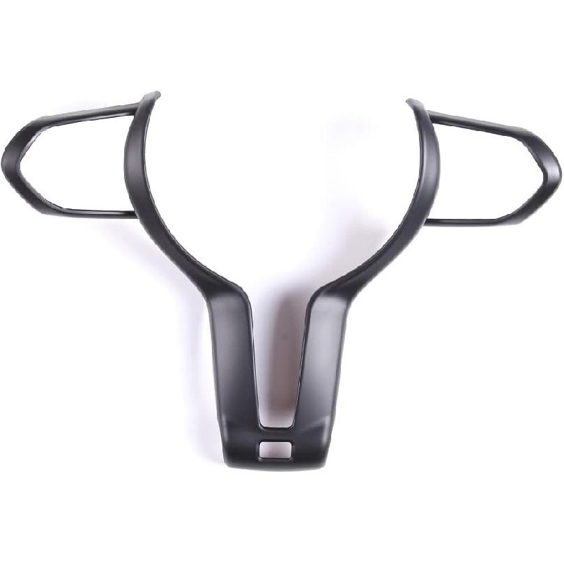 

TINKI Car Steering Wheel Button Cover Trim Fit for BMW F20 F21 F22 F23 F30 F32 F33 F34 F36 F39 F15 F16 F80 F85 F86 M-Sport Interior Accessories, Only Acrylonitrile Butadiene S матовый черный