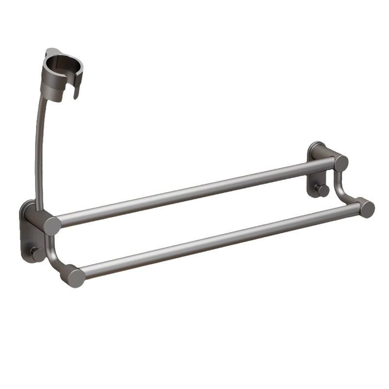 Suction Cup Style Towel Rack Single Pole Bathroom Towel Rack No Punching Required Kitchen Bathroom Towel Hanging Pole Toilet Hanging Rack