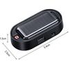 ANKIA 2PCS Solar Power Fake Car Alarm LED Light, Simulated Dummy Warning Anti-Theft LED Flashing Security Light, Car Alarm System Lamp with USB Port,