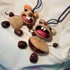 Přírodní léčivý ovocný skořápkový zvukový terapeutický přívěsek & Zvonkohra