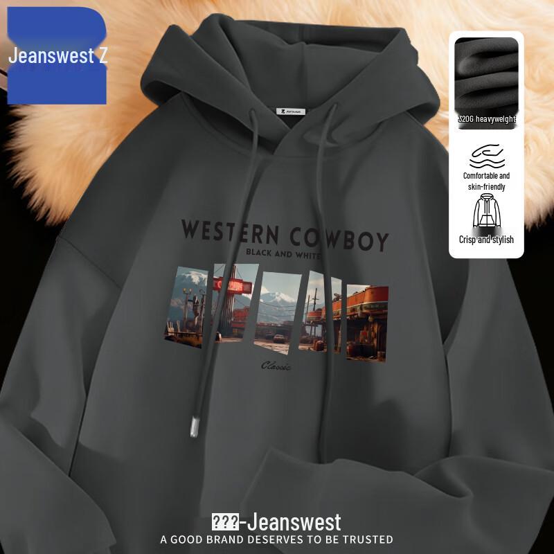 

Jeanswest Men s Relaxed Fit Hooded Sweatshirt T1003 5XL