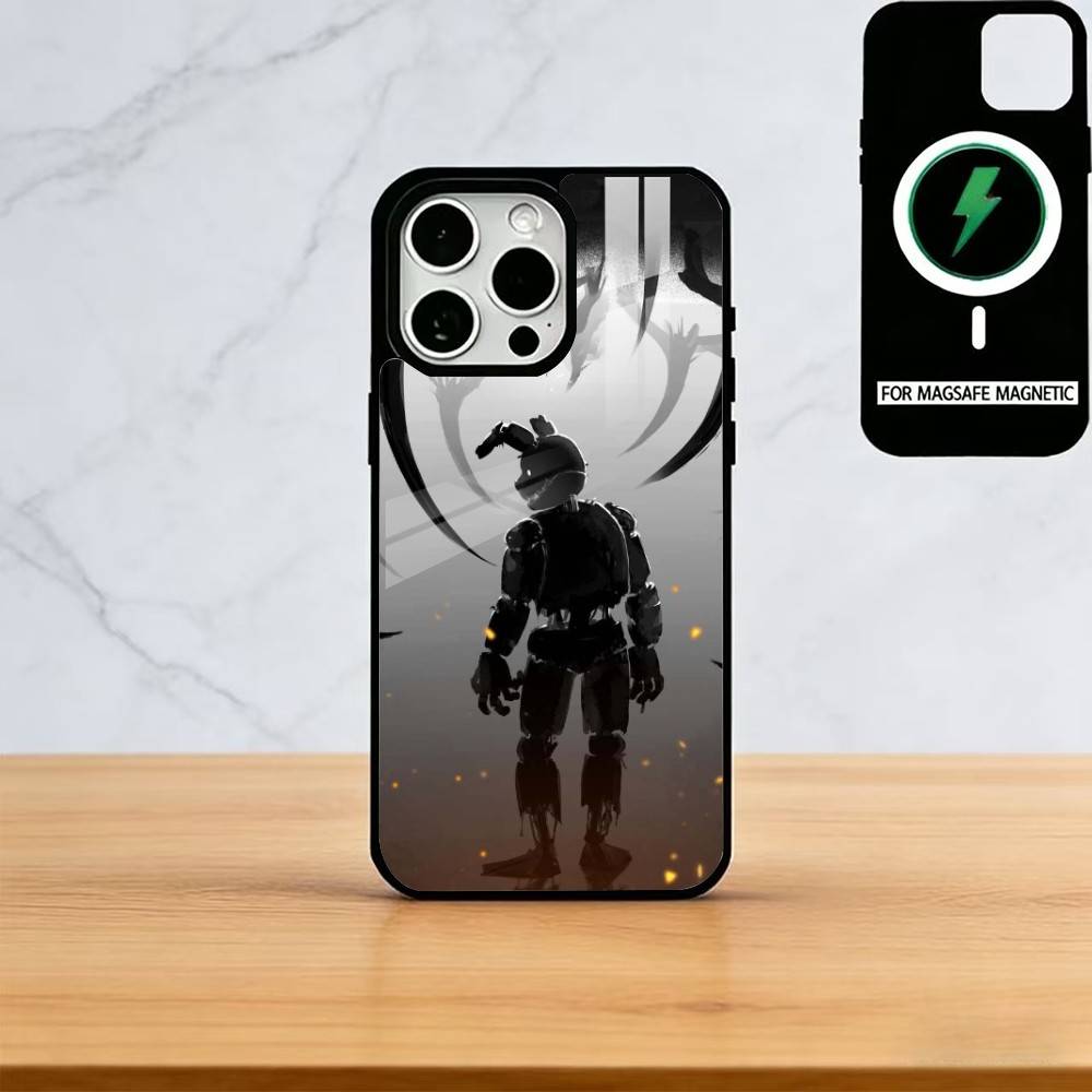 Five Nights At Freddys Phone Case For iPhone17,16,15,14,13,12,11 Plus,Pro Magnetic with Magsafe Wireless Charging