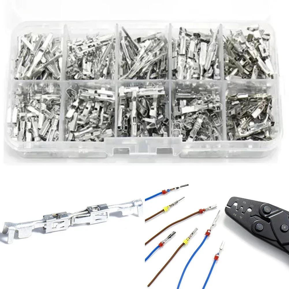 

290 шт. Комплект автомобільних електричних клемних штифтів для дротів 1/1,5/1,8/2,2/2,8 мм, роз єми, аксесуари для транспортних засобів, гарячий розпродаж 2025 року, абсолютно новий CHINA