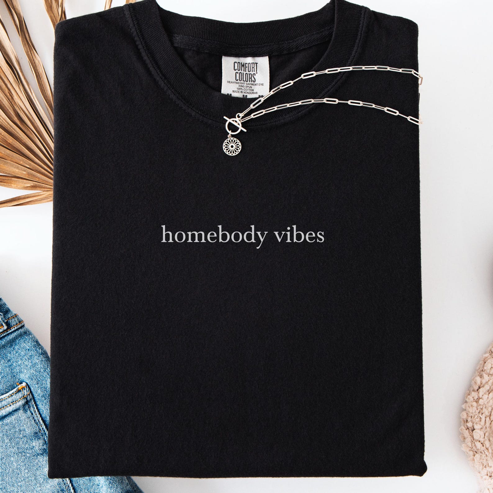 Funny Introvert Comfort Colors Tee: Sarcastic Homebody Graphic M