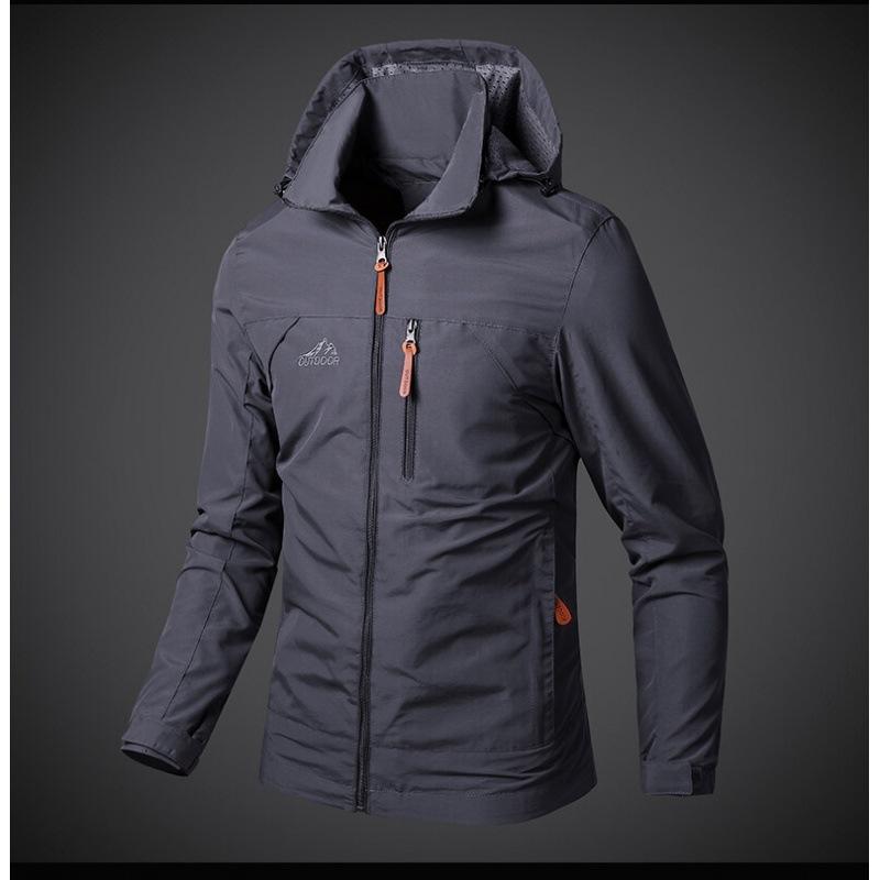 Men Windbreaker Jackets Waterproof  Hooded Coat Male New  Jackets Men Autumn Outdoor Hiking Biking Bomber Outwear