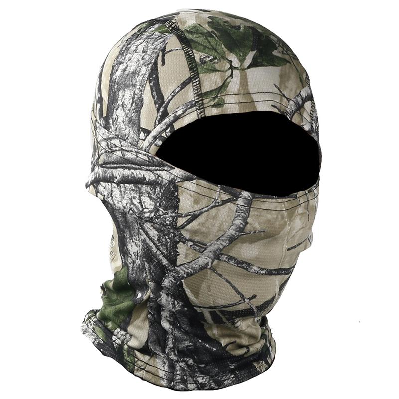 Men Camouflage Balaclava 3D Face Mask Suit Sniper Ski Cycling Camouflage Hood Hunting Fishing Headwear Camo Hat Scarf Head Cover