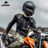 Motorrad-Fahrjacke Mit Integriertem Protektor Atmungsaktives Netz Langarm Für Erwachsene Fahrer