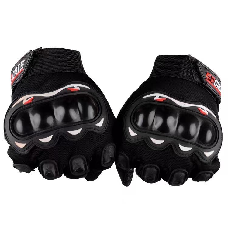 

Locomotive Motorcycle Gloves Men s Non-slip and Wear-resistant Protective Racing Riding Anti-cut Fighting Training Full Finger Gloves average size
