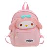 Kuromi Hello Kitty Melody Cinnamoroll Plush Toy Kids Backpack With Breathable Nylon For Kindergarten Children