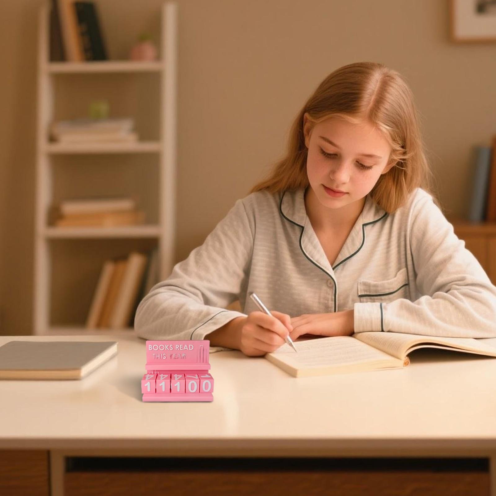 

Книги для чтения в этом году для постановки задачи этого года, счетчик книг, подарок-вызов для книголюбов One Size