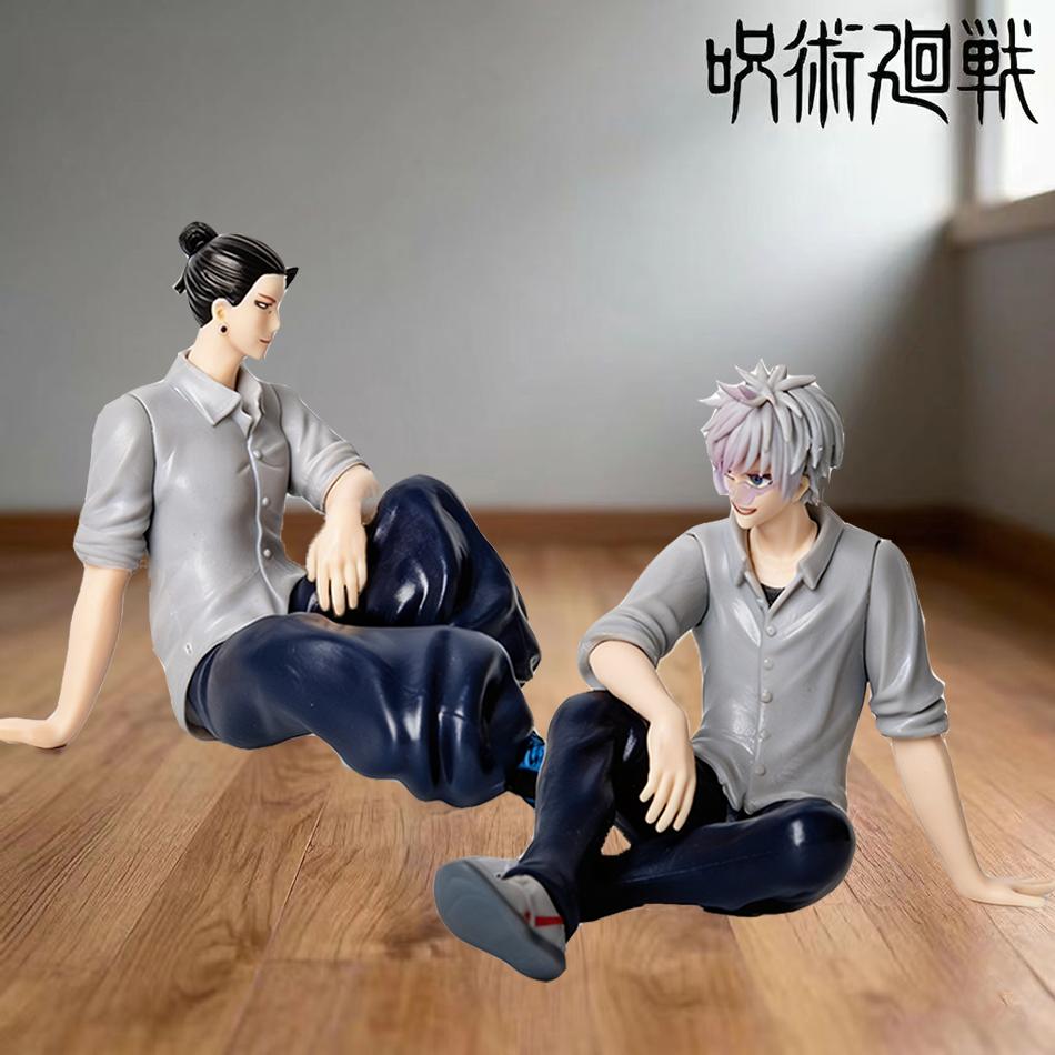 Topmix 10Cm Jujutsu Kaisen Satoru Gojo & Geto Suguru Yumemirize Sitting Action Figure Genuine Collectible Model Toy