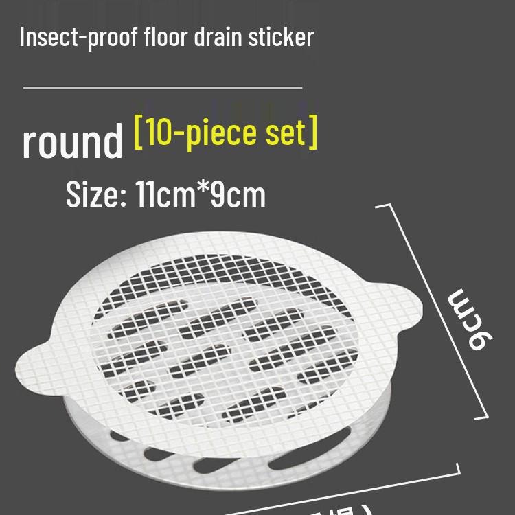 Drain Cover Hair Filter Screen - Disposable Clog Prevention for Bathroom