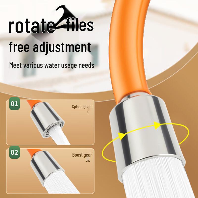 KEGOO Faucet Extender with Universal Rotating Nozzle