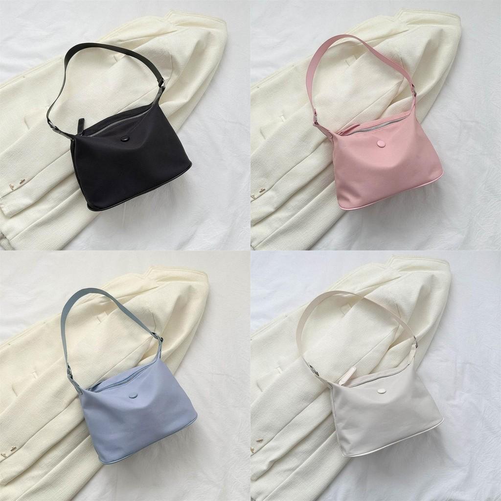 Fashionable And Stylish Autumn Season Single Shoulder Tote Bag For Women In Black Pink Blue Or White