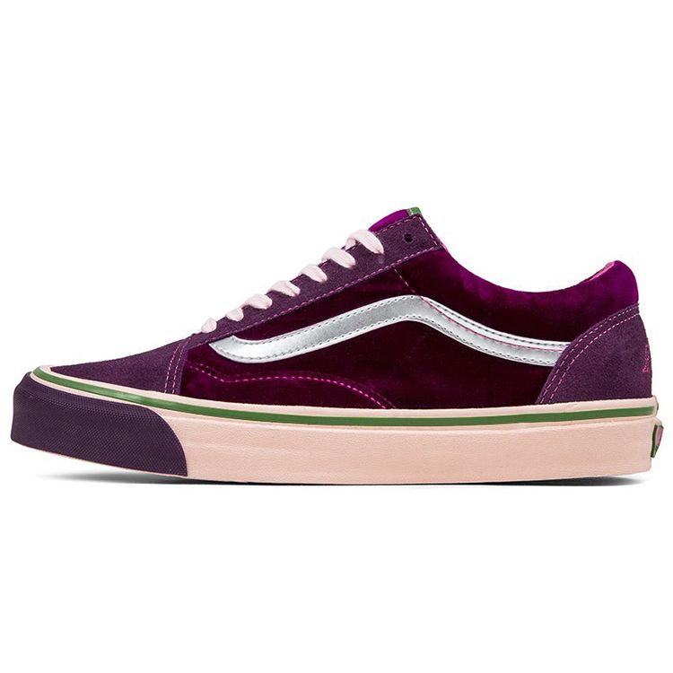 

Кроссовки унисекс Vans Feature x Vault OG Old Skool LX Sinners Club, разноцветные, черные, сливово-красно-зеленые VN0A36C8PU0