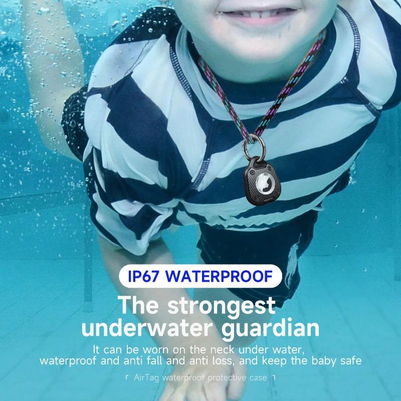 AirTag case, waterproof, suitable for Apple position tracker case, compact and portable, Airtag Key Pet Three case