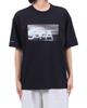 Hybrid Multifunctional Blurry Crew Core Line Unisex Surfing Casual Wear Short Sleeve Summer Clothes 262G1037 Black 3L [Gatcha] T-Shirt Men's