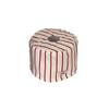 Creative Retro Striped Tissue Box Living Room Home Storage Box Room Desktop Decoration Tissue Box, Fabric Tissue Storage Bag New