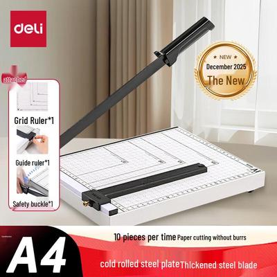 Deli TD908 A4 Manual Steel Paper Cutter CN Plug (adapter Included)