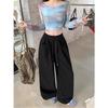 Southeast Asia Women's White Floor-Length Wide-Leg Casual Pants