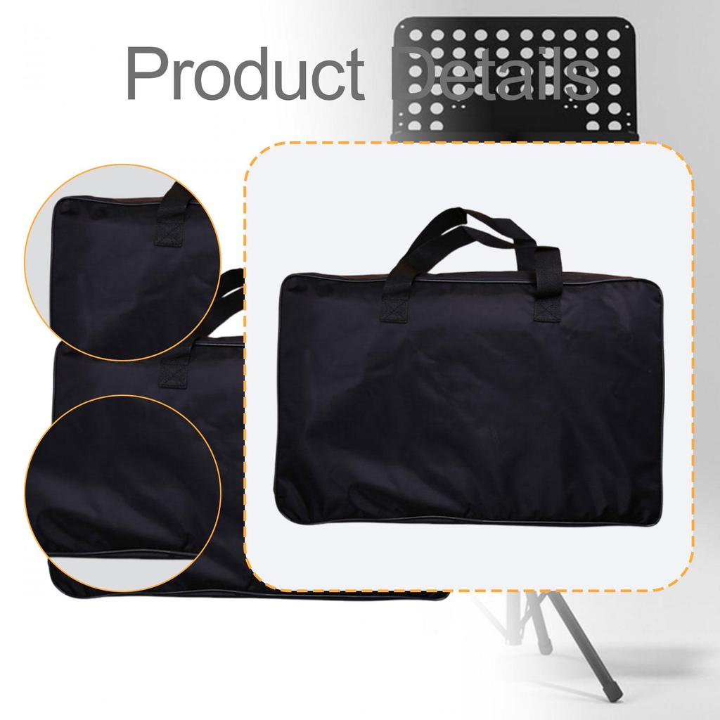 Sturdy Musical Instrument Parts Case Oxford Cloth Stand Bag Lightweight for Band Practice Organizer