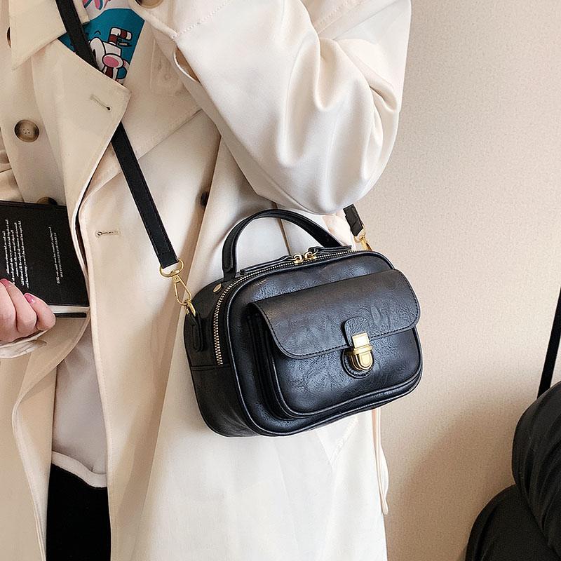 Mini Square Camera Bag for Women Winter New Designer Bags Luxury Crossbody Bag Pure Color Large Capacity Shoulder Satchels