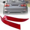 !new! Car Bumper Face Bar Cover Reflector Red Warning Lights Side For BMW X5 E70 LCI 2011-2013 63147240997 63147240998