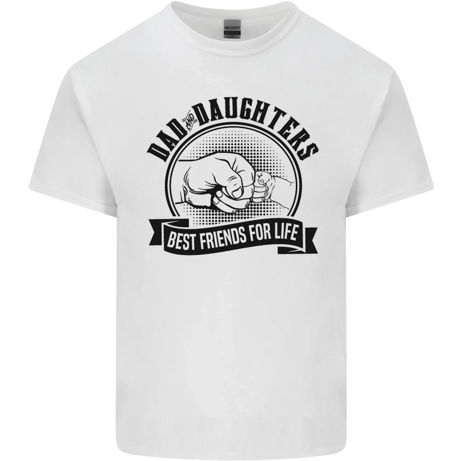 Dad & Daughters Best Friends Fathers Day Kids T-Shirt Childrens 4XL