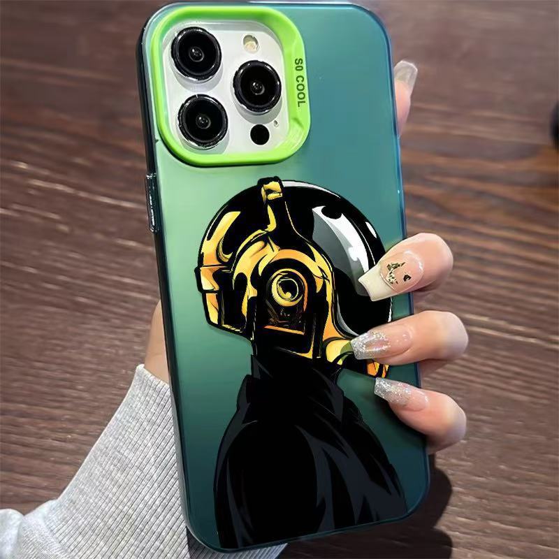 New European and American Applicable Iphone16 Mobile Phone Case Apple 15promax/14 Anti-drop 13pro12 Helmet 11xr