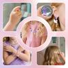 DIY Handmade Beaded Children's Crafts Girls Necklaces Bracelets Hair Clips Kids Pretend Play Makeup Toys Child Manual Activity