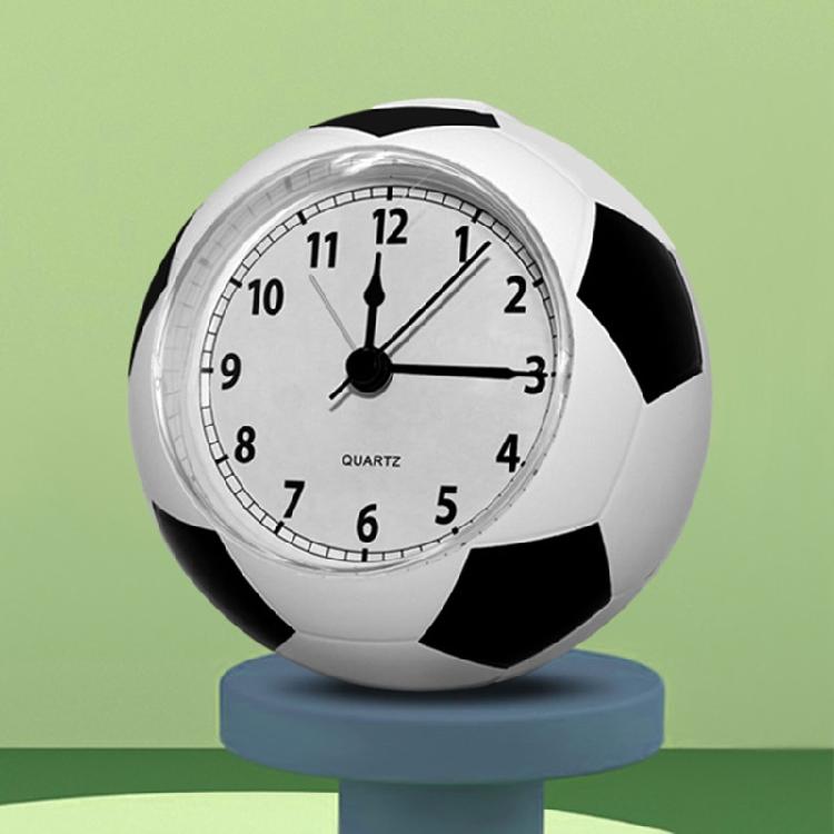 Light Weight Football Alarm Clock Silent Pointer Clocks for Boys Bedroom Decor