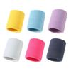 Colorful Cotton Sweat-Absorbent Sports Wristband for Fitness, Running, Basketball, and Badminton