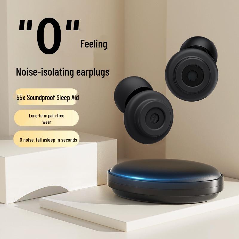 Ultra-Quiet Silicone Noise Reduction Earplugs for Sleeping and Swimming