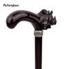 Brown Rhino Cute Rhinoceros Wooden Fashion Walking Stick Decorative Cospaly Cane Halloween Crutch Wand Crosier 92cm