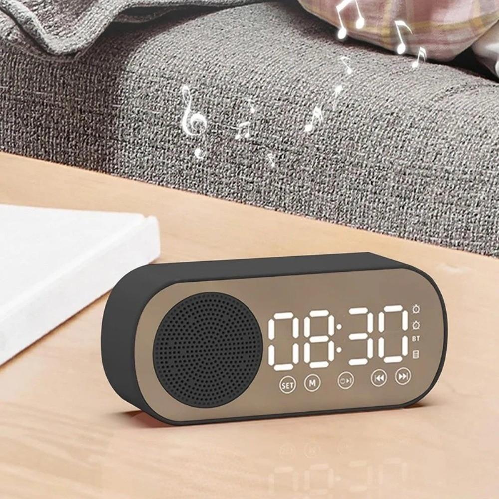 Hifi Sound Quality Digita Alarm Clock Wireless Wireless Bluetooth Speaker Music Player