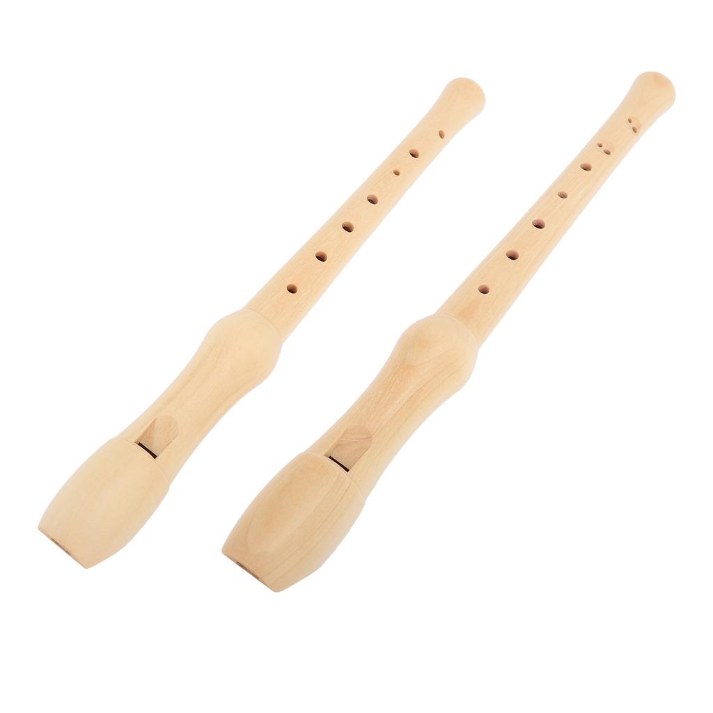 Soprano Recorder 8 Holes C Key Maple Wood Recorder Instrument for Children Beginner