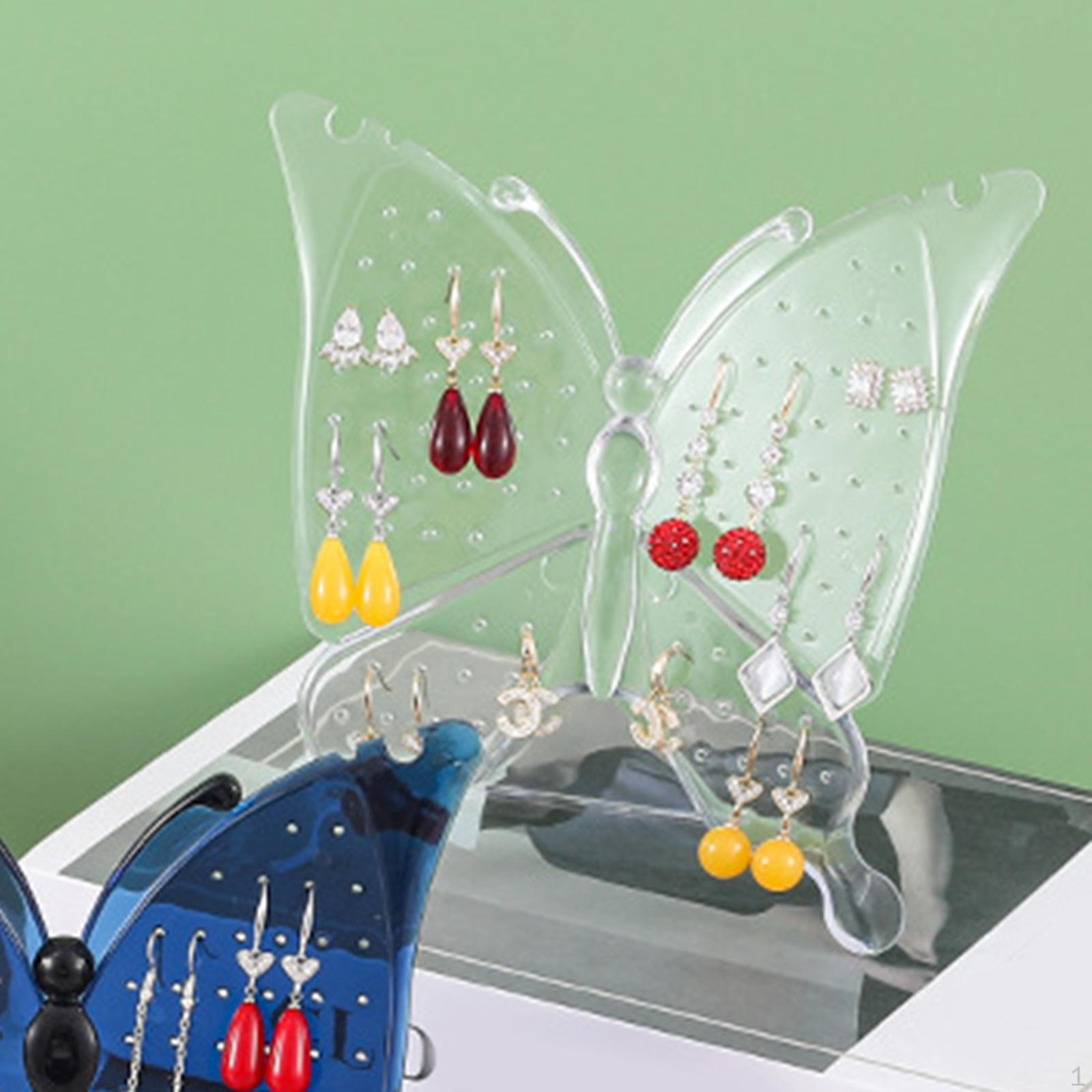 

Держатель для сережек-бабочек, реквизит для ушей, портативная подставка для сережек для домашнего туалетного столика, чистый