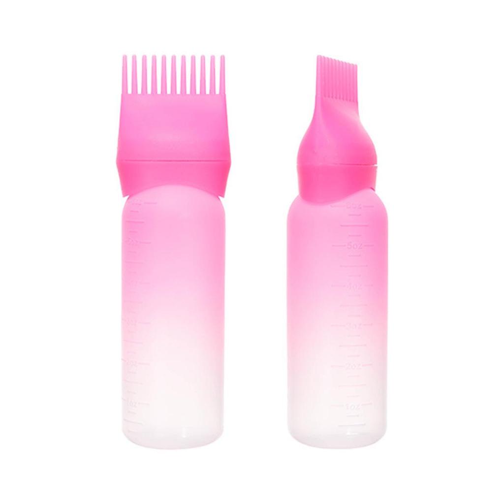 Multi-Color Hair Dye Bottle with Comb & Scale - Easy Press Application