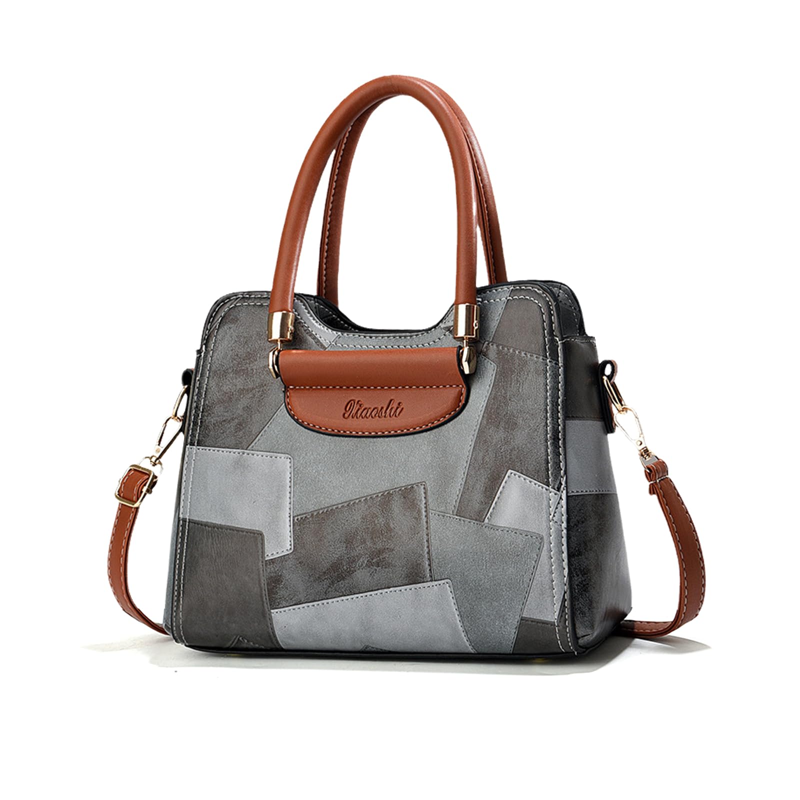 

Shoulder Stylish and PU Perfect for Stands Gift NICOLE&DORIS Women s Bag, Unique, Crossbody, Small, 2-Way, Leather, Waterproof, Divided, Dual-Layer сірий колір