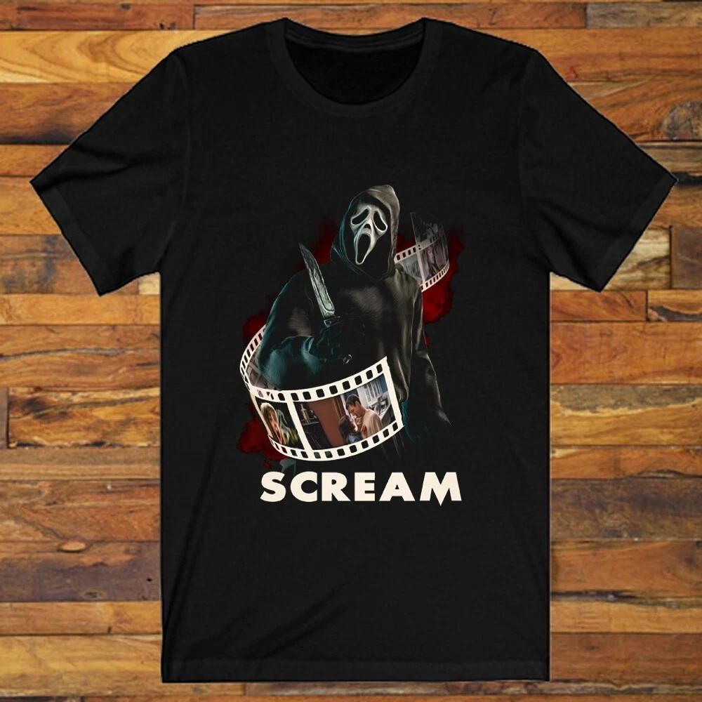 Scream Horror Thriller Movie Men s Black Size S to 5XL XXL