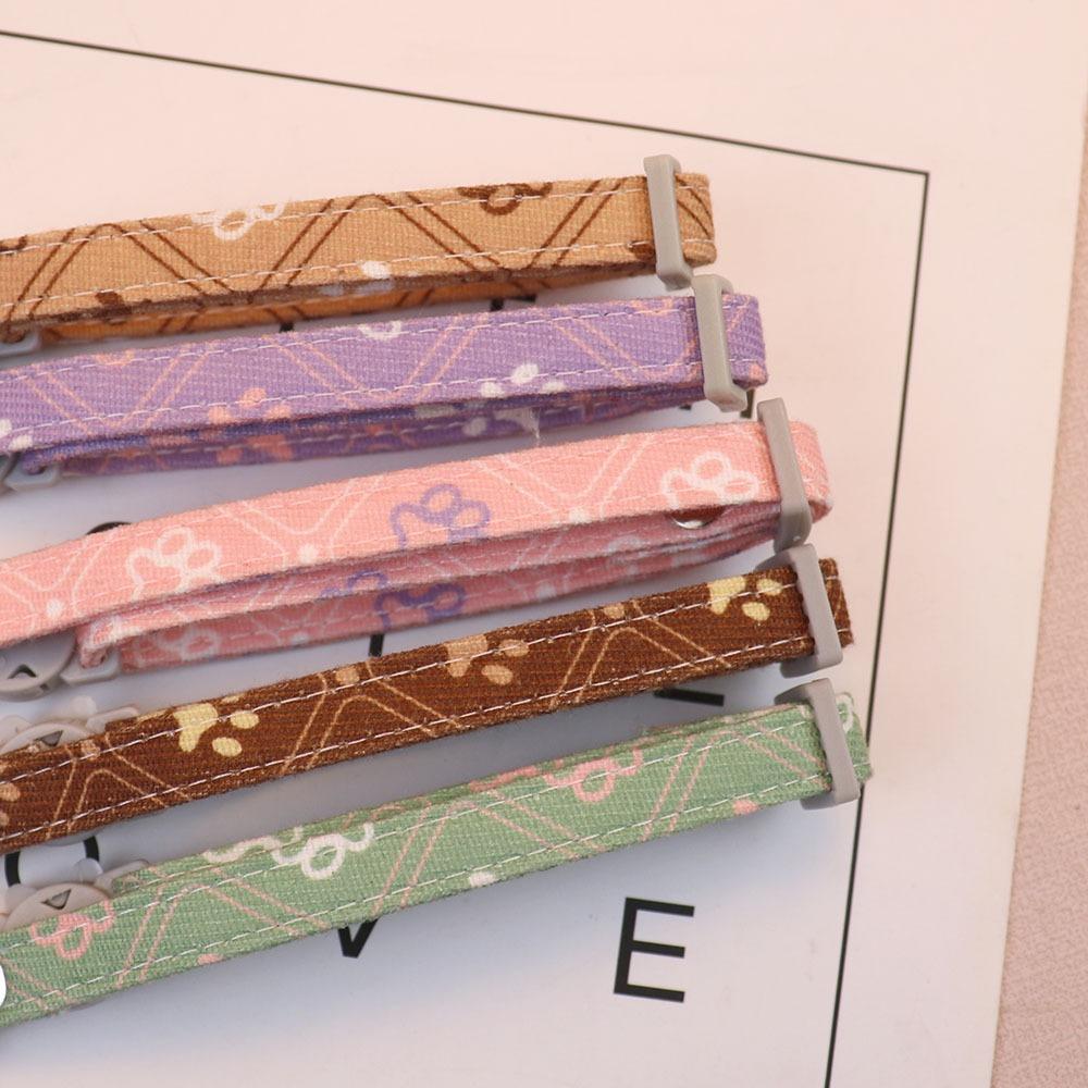 Adjustable Fashionable Neck Straps Exquisite Cat Pendant Necklace Pet Accessory Cat Collar Puppy