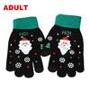 Premium Knitted Christmas Gloves Santa Snowflake Design Touchscreen Compatible Warm Winter Adult Kids Sizes Festive Gift