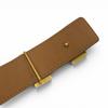 Very Good HERMES belt Polosus Dark brown Crocodile mens Used